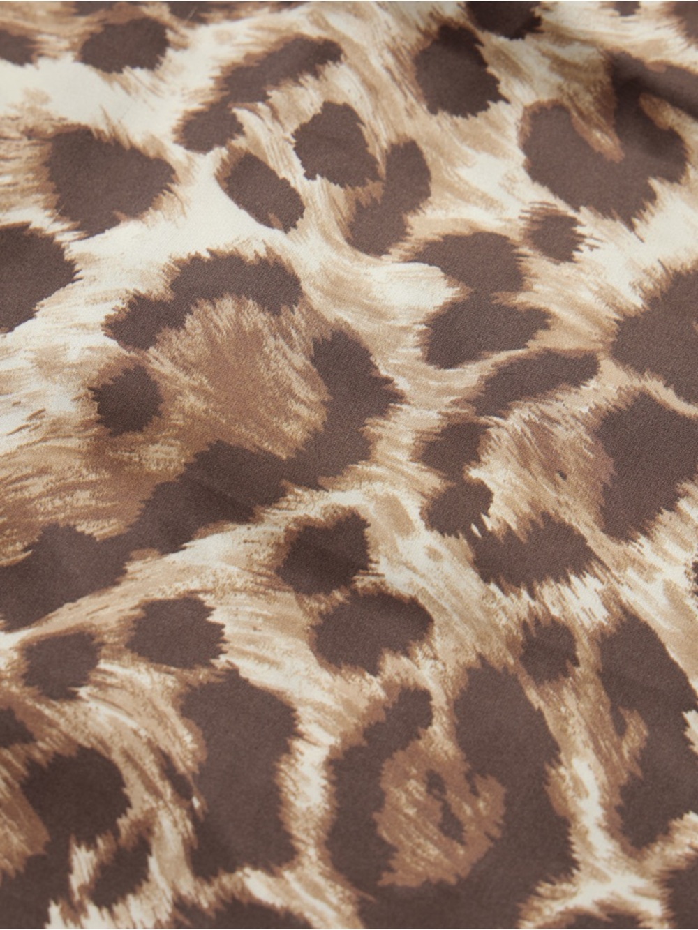 Leopard Print Button Down Shirt Long Sleeve Collared Casual Blouse NWT Small - Picture 7 of 8